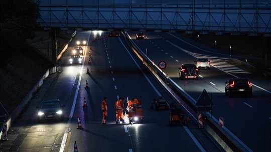  A6 nächtliche Arbeiten 