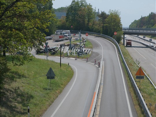  A6 Einfahrt Muri 